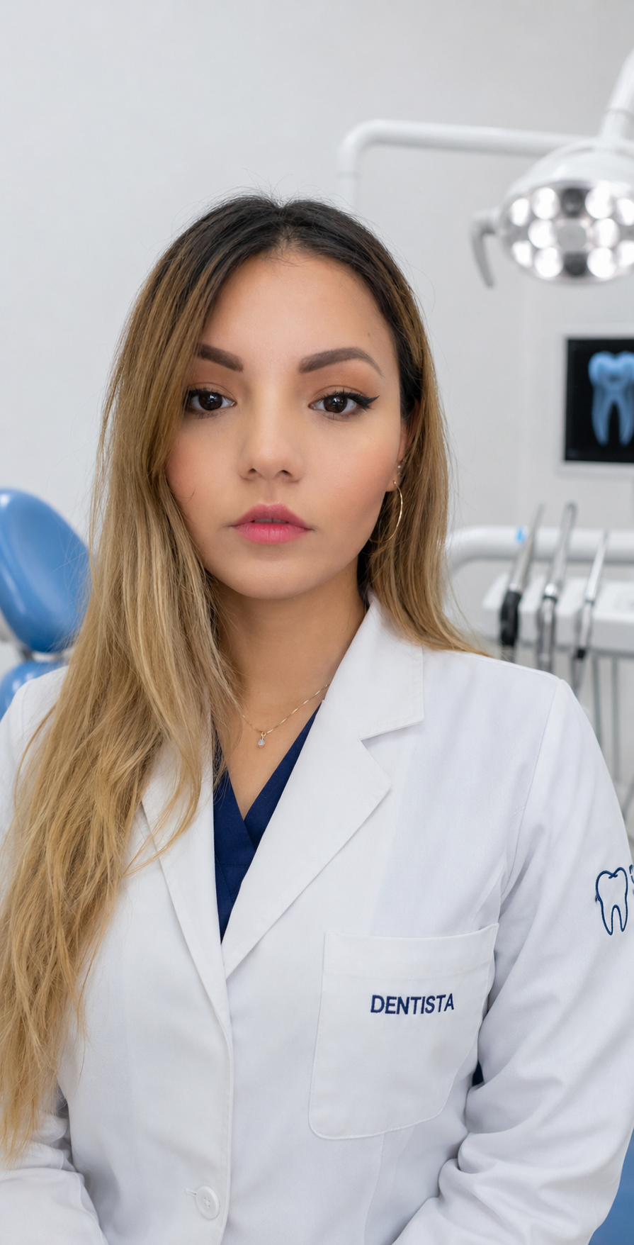 Dra. Bibiana Jurado Paramo en su consultorio dental de Salamanca, Guanajuato